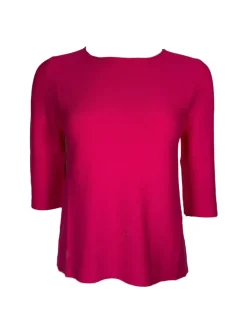 HUBERT GASSER CREWNECK SWEATER - FUCSIA