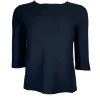 HUBERT GASSER CREWNECK SWEATER - NAVY