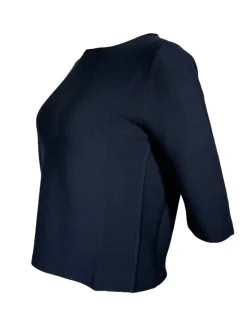 HUBERT GASSER CREWNECK SWEATER - NAVY