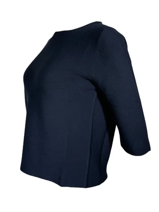 HUBERT GASSER CREWNECK SWEATER - NAVY