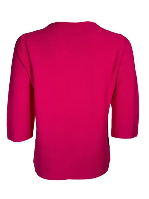 HUBERT GASSER CREWNECK SWEATER - FUCSIA