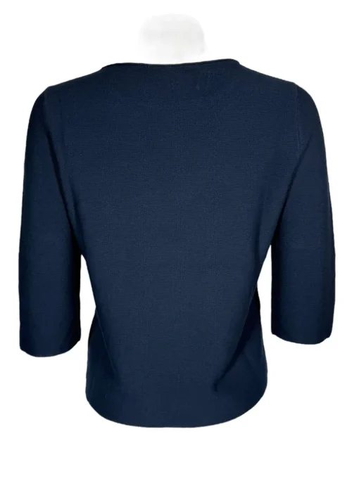 HUBERT GASSER CREWNECK SWEATER - NAVY