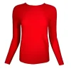HUBERT GASSER ROUND NECK LONG SWEATER - RED