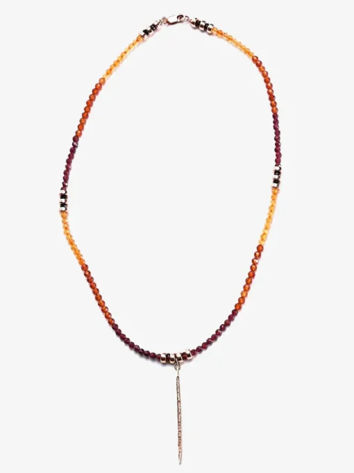 JADA JO NECKLACE - BURNING AMBER