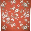 JANAVI FLOWERS ALL DAY SCARF - RUST