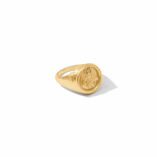 JULIE VOS BEE SIGNET RING