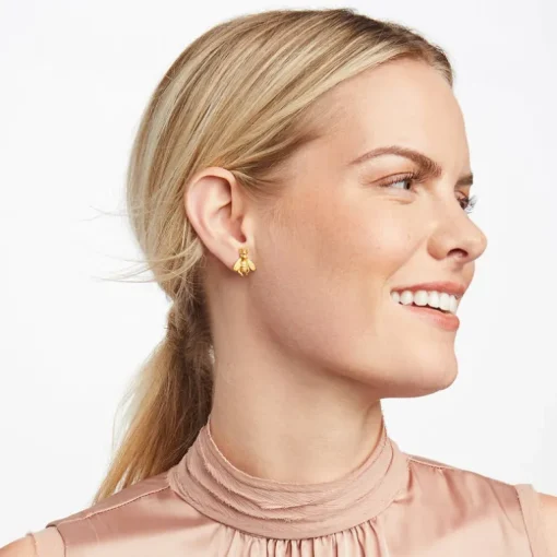 JULIE VOS BEE STUD EARRINGS