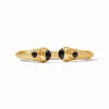 JULIE VOS CABOCHON DEMI CUFF - OBSIDIAN BLACK