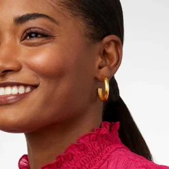 JULIE VOS HAVANA HOOP EARRING - MEDIUM