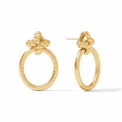JULIE VOS NASSAU DOORKNOCKER EARRING