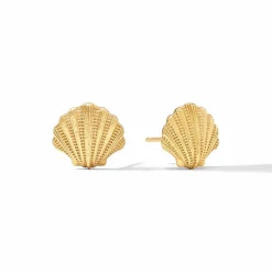 JULIE VOS SANIBEL SHELL STUD EARRING