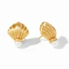JULIE VOS SIMONE SHELL EARRING