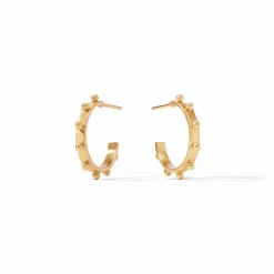 JULIE VOS SOHO HOOP EARRING - GOLD - SMALL
