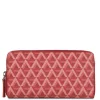 LANCASTER IKON ZIPPERED WALLET - CARMINE