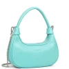 LANCASTER METALLIC CROSSBODY BAG - LAGON