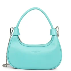 LANCASTER METALLIC CROSSBODY BAG - LAGON