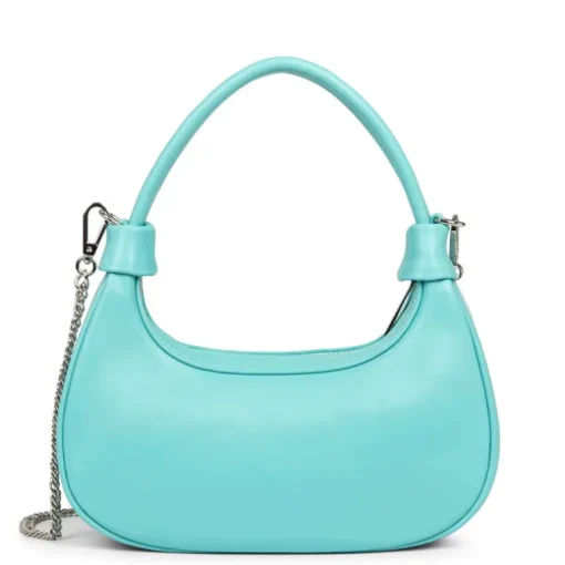 LANCASTER METALLIC CROSSBODY BAG - LAGON
