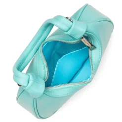 LANCASTER METALLIC CROSSBODY BAG - LAGON