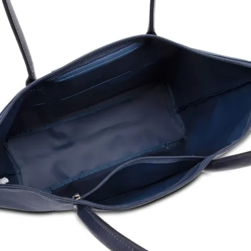 LANCASTER NYLON LARGE TOTE BAG - BLEU