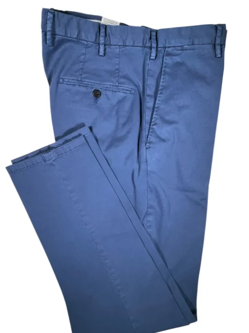 L.B.M. 1911 MEN'S FLAT FRONT TROUSER - DARK BLUE