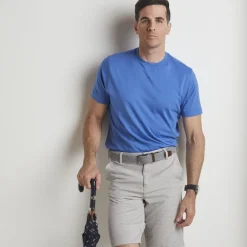 LEFT COAST TEE MEN'S LUXURY SHORT SLEEVE T-SHIRT - ROYAL
