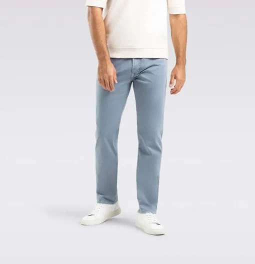 MAC MEN'S ARNE PIPE 5 POCKET PANT - CAPRI BLUE