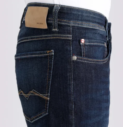 MAC MEN'S MACFLEXX DENIM JEAN - RINSED WASH 3D