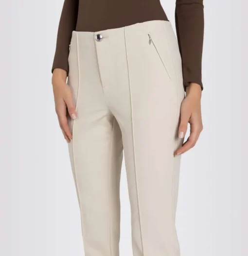 MAC WOMEN'S ANNA NEW ZIP PANT - IVORY