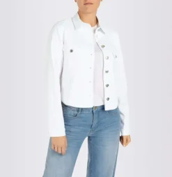 MAC WOMEN'S DENIM JACKET - WHITE