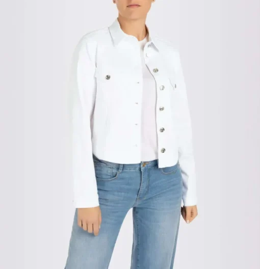 MAC WOMEN'S DENIM JACKET - WHITE