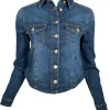 MAC WOMEN'S DENIM JACKET - MID BLUE