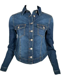 MAC WOMEN'S DENIM JACKET - MID BLUE