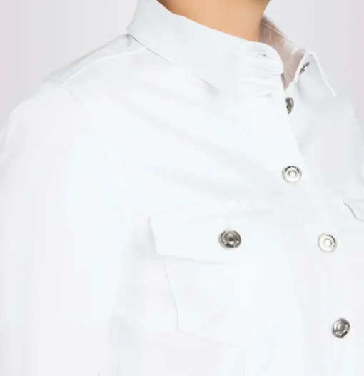 MAC WOMEN'S DENIM JACKET - WHITE
