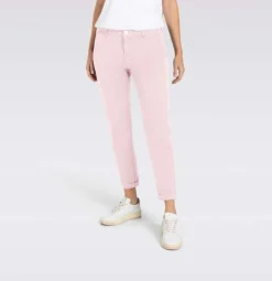 MAC WOMEN'S TURN UP CHINO - SOFT PINK