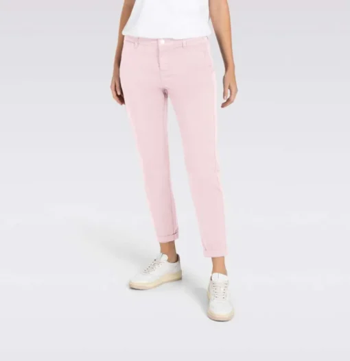 MAC WOMEN'S TURN UP CHINO - SOFT PINK
