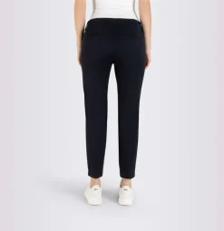 MAC WOMEN'S TURN UP CHINO - POWER DARK BLUE