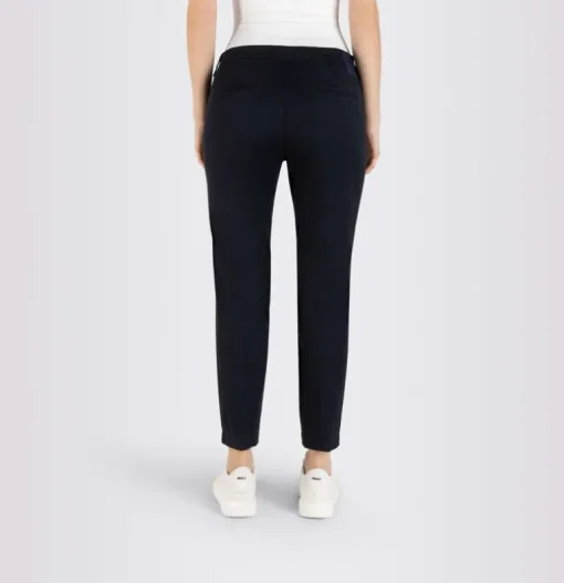 MAC WOMEN'S TURN UP CHINO - POWER DARK BLUE