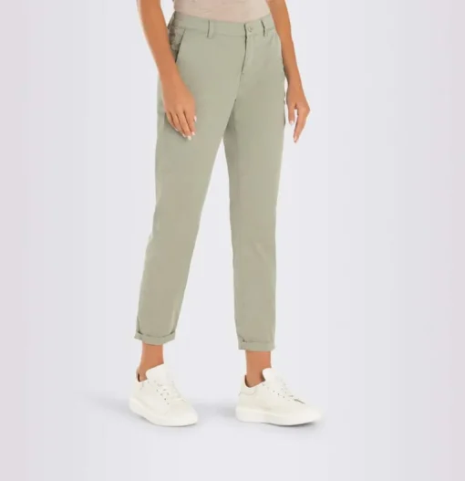 MAC WOMEN'S TURN UP CHINO - DRIED ROSEMARY