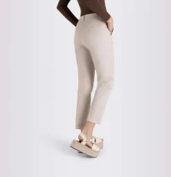 MAC WOMEN'S TURN UP CHINO - IVORY