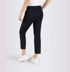 MAC WOMEN'S TURN UP CHINO - POWER DARK BLUE