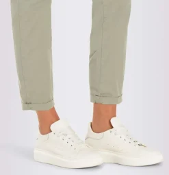 MAC WOMEN'S TURN UP CHINO - DRIED ROSEMARY