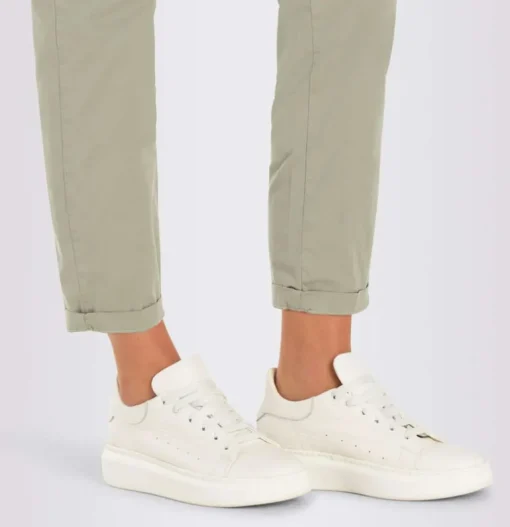 MAC WOMEN'S TURN UP CHINO - DRIED ROSEMARY