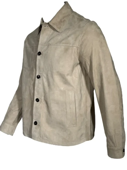 MANTO SUEDE OVERSHIRT JACKET - SAND