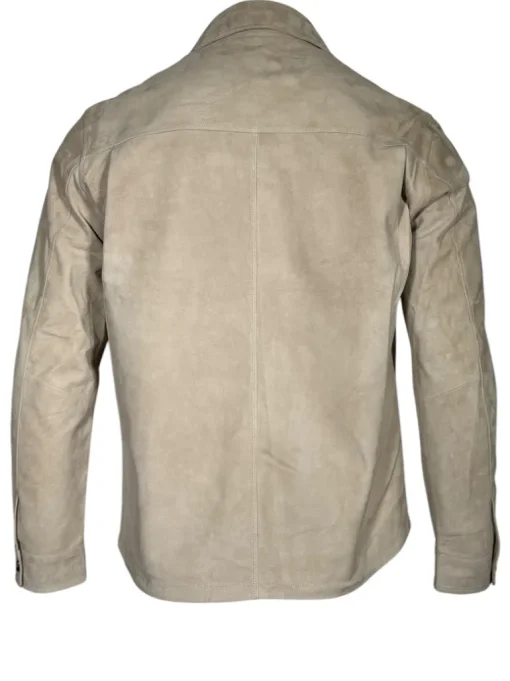 MANTO SUEDE OVERSHIRT JACKET - SAND