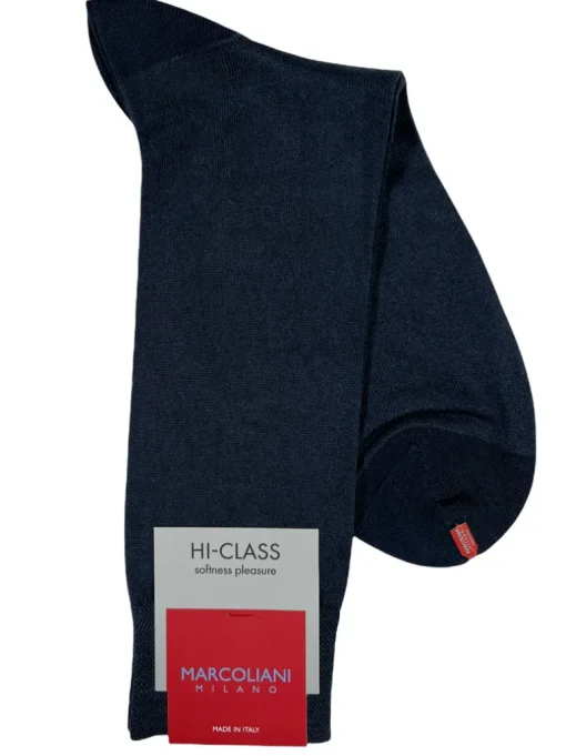 MARCOLIANI CLASSIC SOLID SOCK - NAVY