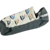 MARCOLIANI PIMA COTTON SAILBOAT INVISIBLE SNEAKER SOCK - WHITE