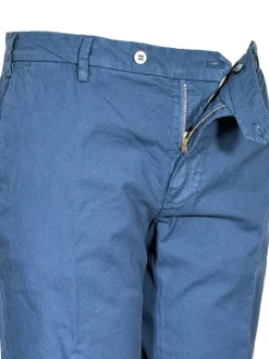 MASON'S MEN’S PANAMA PANTS - MARINE BLUE