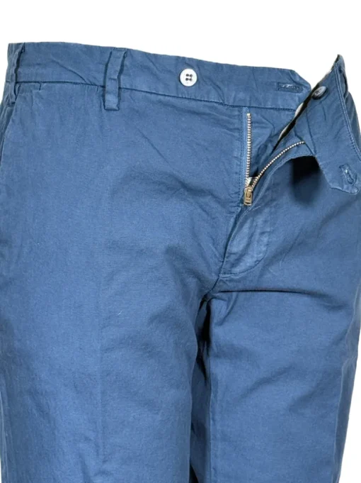 MASON'S MEN’S PANAMA PANTS - MARINE BLUE