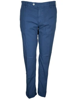MASON'S MEN’S PANAMA PANTS - MARINE BLUE
