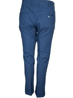 MASON'S MEN’S PANAMA PANTS - MARINE BLUE